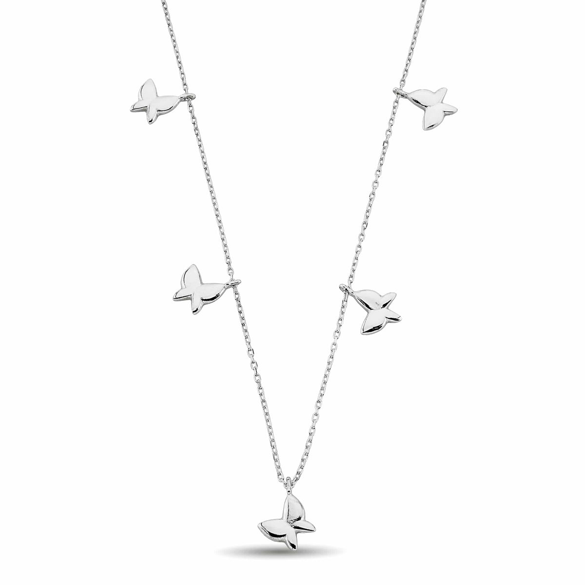 Butterfly Basic Kette aus 925er Silber – Ansicht 2