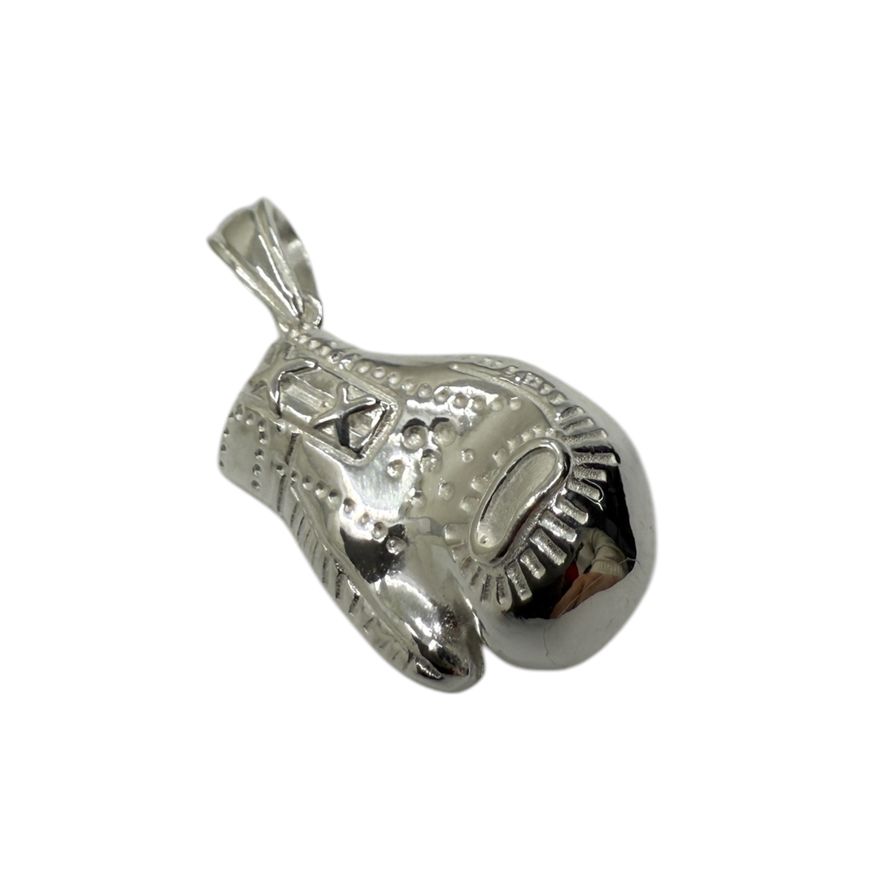 Eleganter Silber Boxhandschuh-Anhänger – Sportliches Schmuckstück aus hochwertigem Silber