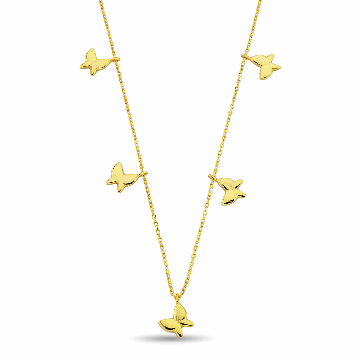 Butterfly Basic Kette aus 925er Silber