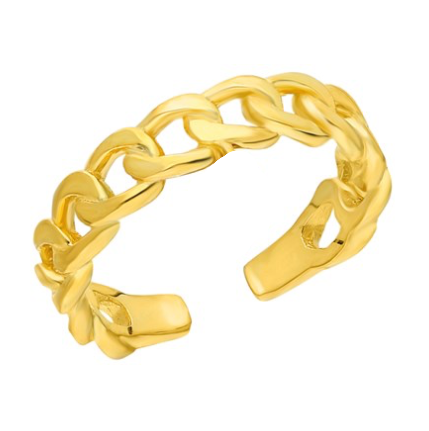 Cuban-Link-Ring aus 925er Silber