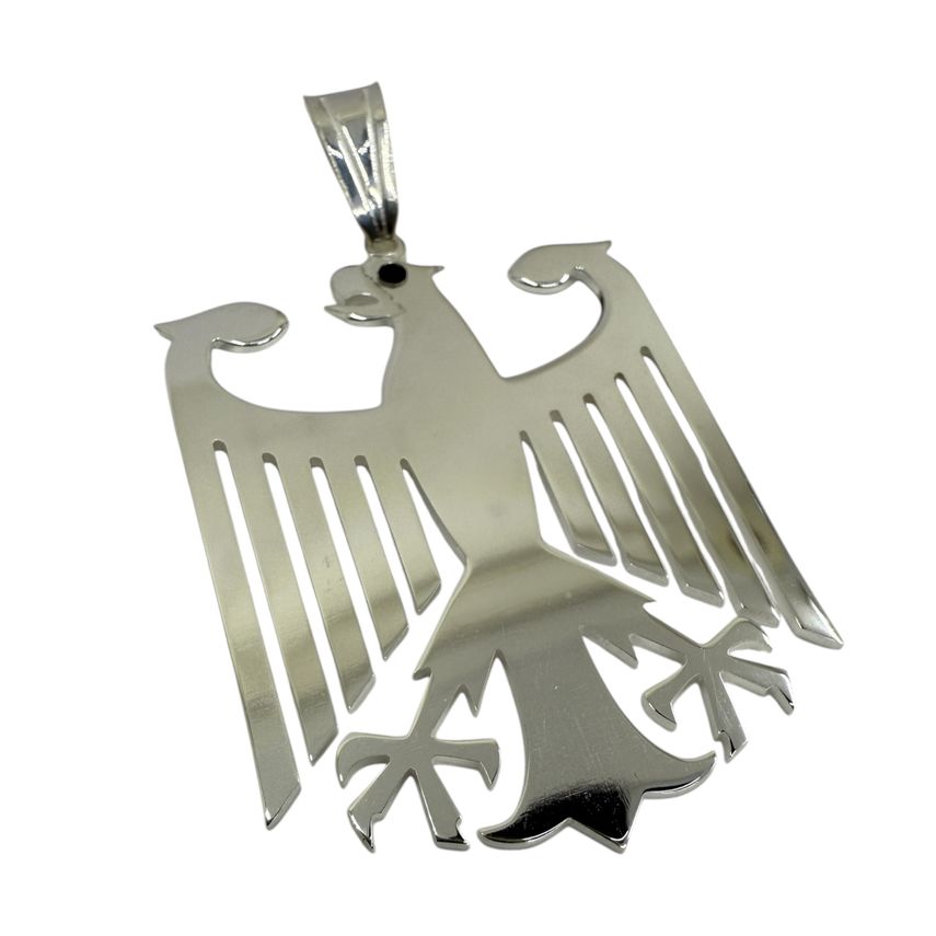 Deutscher Adler Anhänger 24 mm aus 925er Sterlingsilber – Ansicht 3