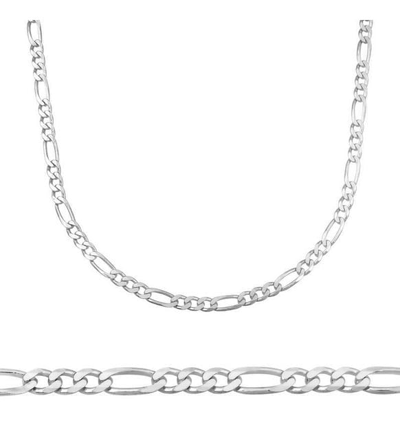 Figarokette 5,5 mm aus 925er Silber