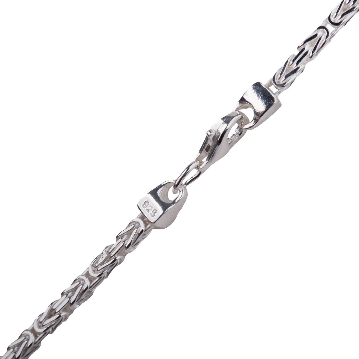 Königskette 2 mm aus 925er Sterlingsilber – Ansicht 3