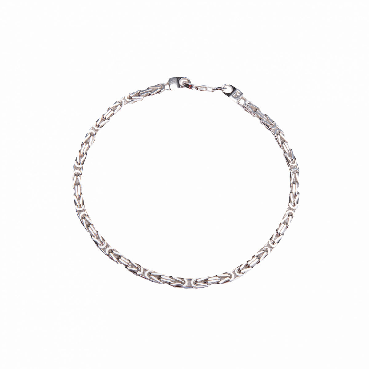 Königskette Armband 3 mm aus 925er Sterlingsilber
