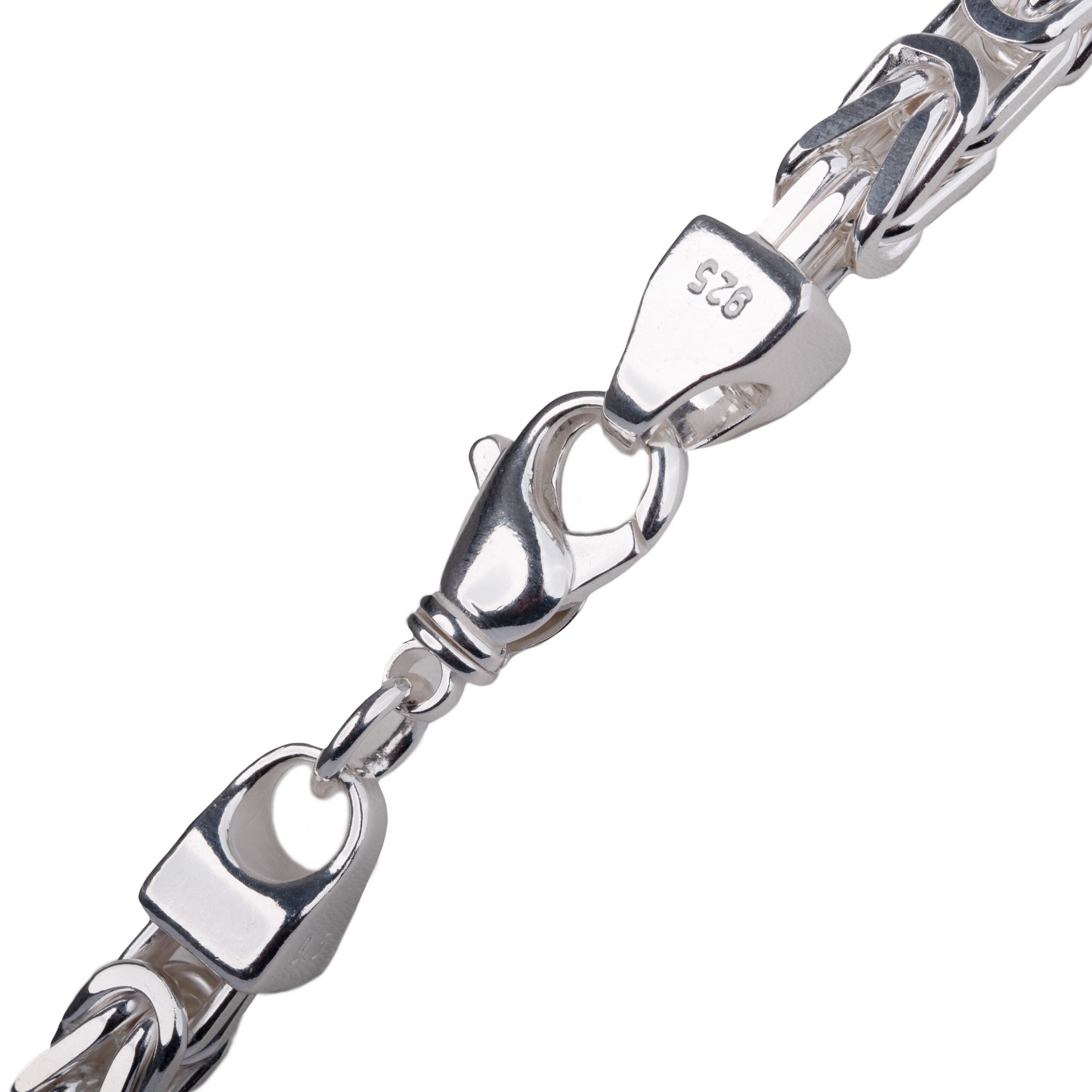 Königskette Armband 8mm aus 925 Sterling Silber