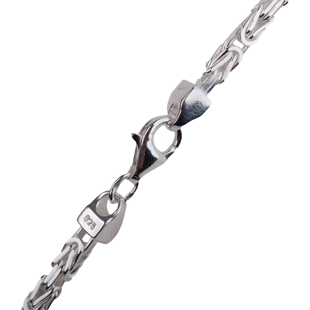Königskette 3 mm aus 925er Sterlingsilber – Ansicht 4