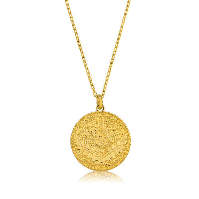 Osmanli-Reşat-Kette aus 925er Silber, vergoldet