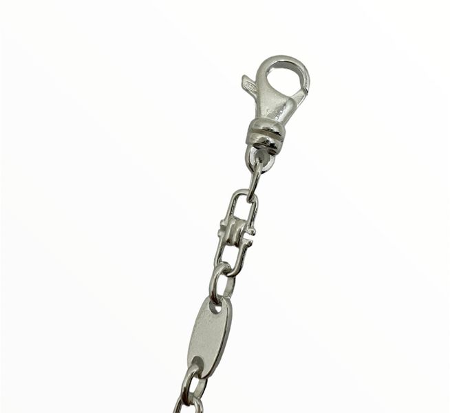 Plattenkette Armband 5 mm aus 925er Sterlingsilber – Ansicht 3