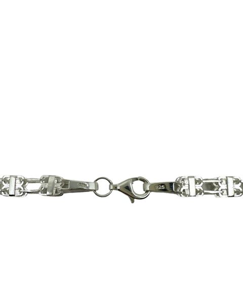 Käfigkette Iced Out 6 mm aus 925er Sterlingsilber mit Zirkonia – Ansicht 4