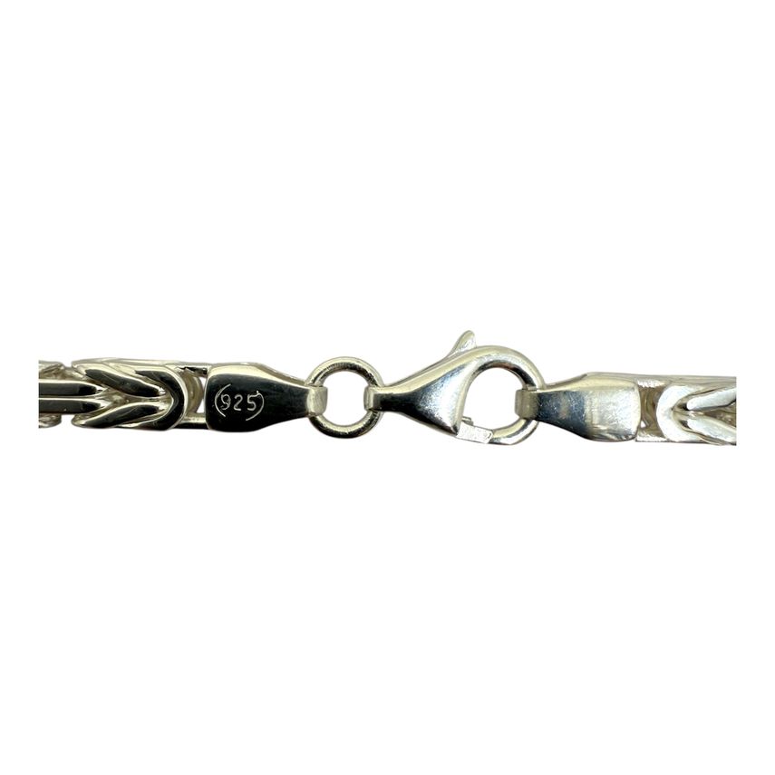 Königskette Iced Out 2.0 4 mm mit grünen Zirkonia aus 925er Silber – Ansicht 6