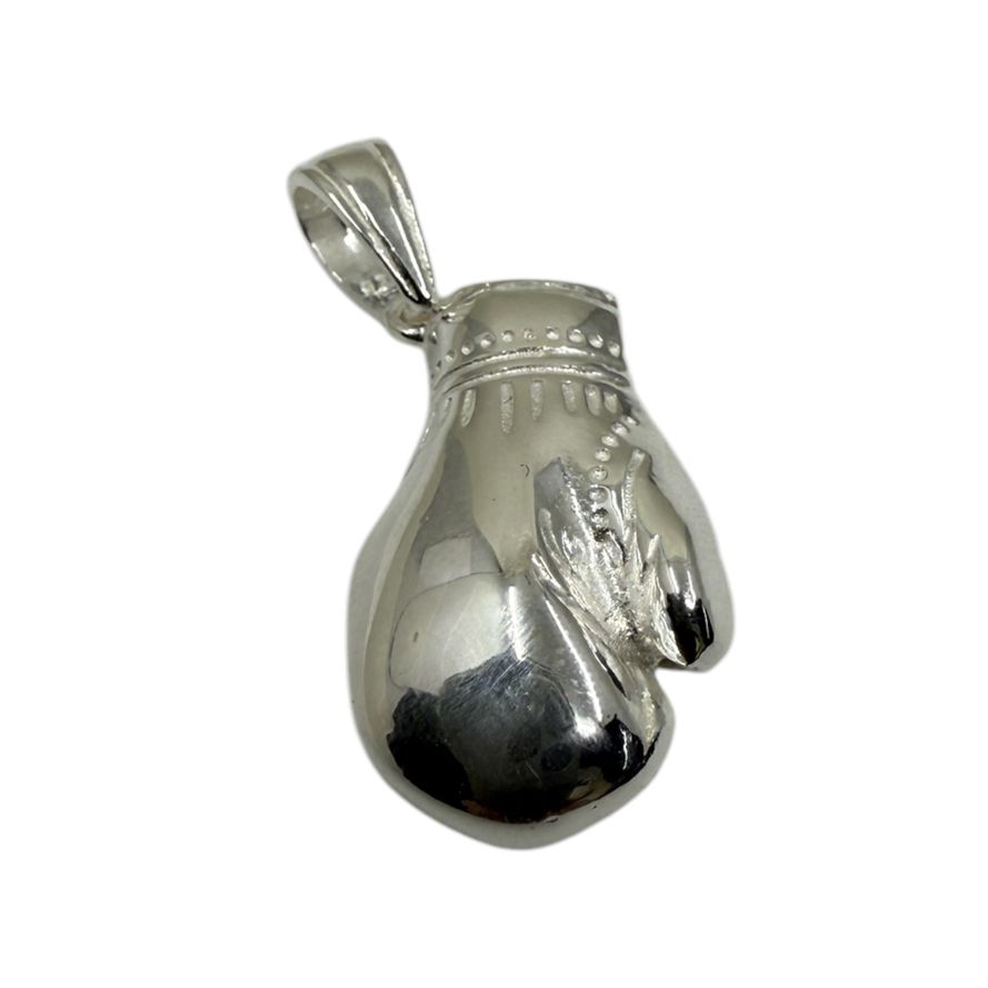 Eleganter Silber Boxhandschuh-Anhänger – Sportliches Schmuckstück aus hochwertigem Silber