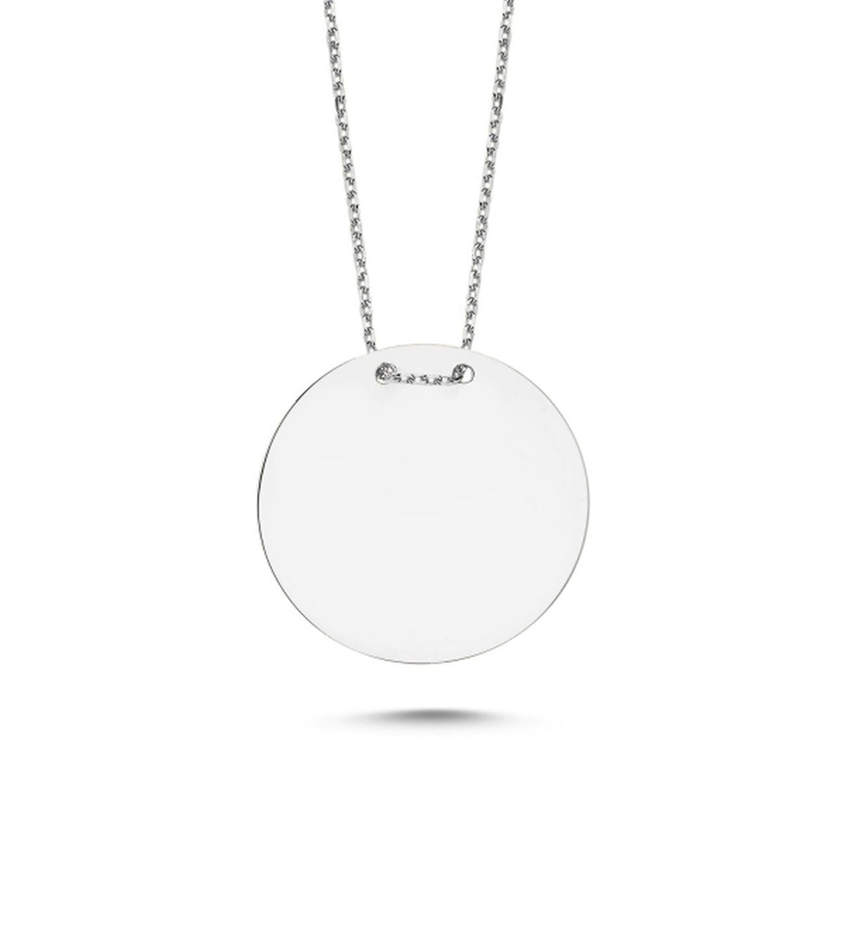 Plättchen-Halskette aus 925er Silber