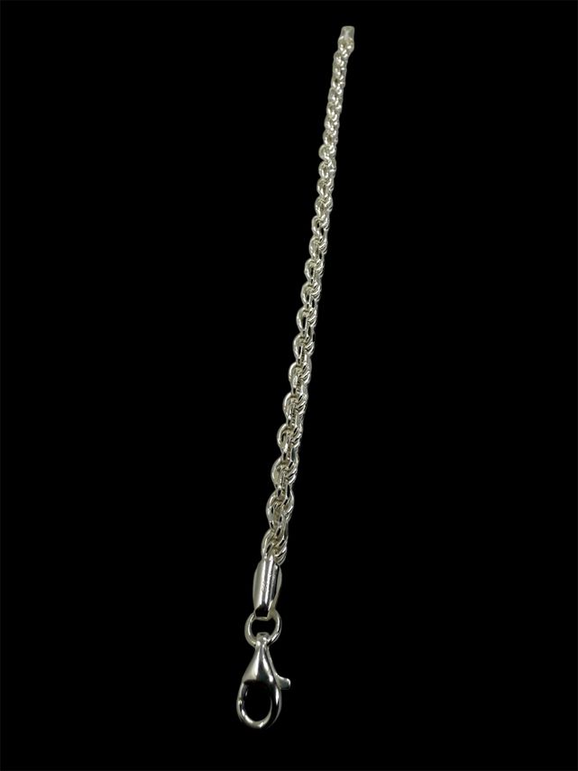 Kordelkette Armband 5mm - 925 Silber