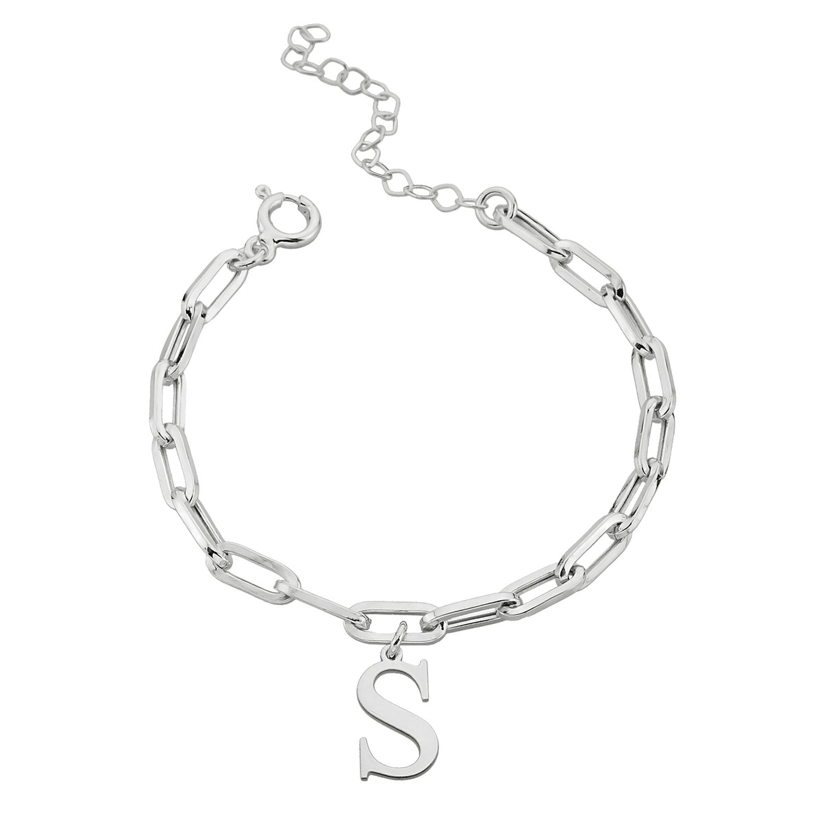 Seldom-Armkette mit Wunschbuchstaben aus 925er Silber – Ansicht 2
