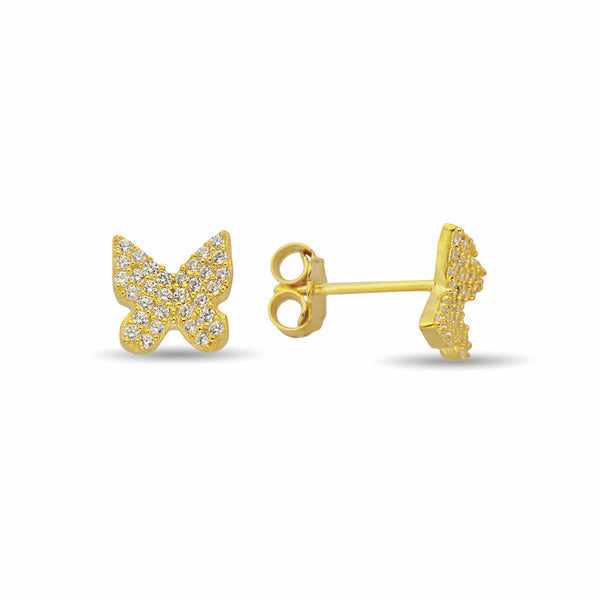 Butterfly-Ohrstecker aus 925er Silber