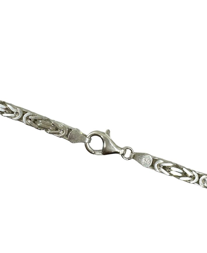 Königskette Iced Out 3,5 mm aus 925er Silber – Ansicht 4