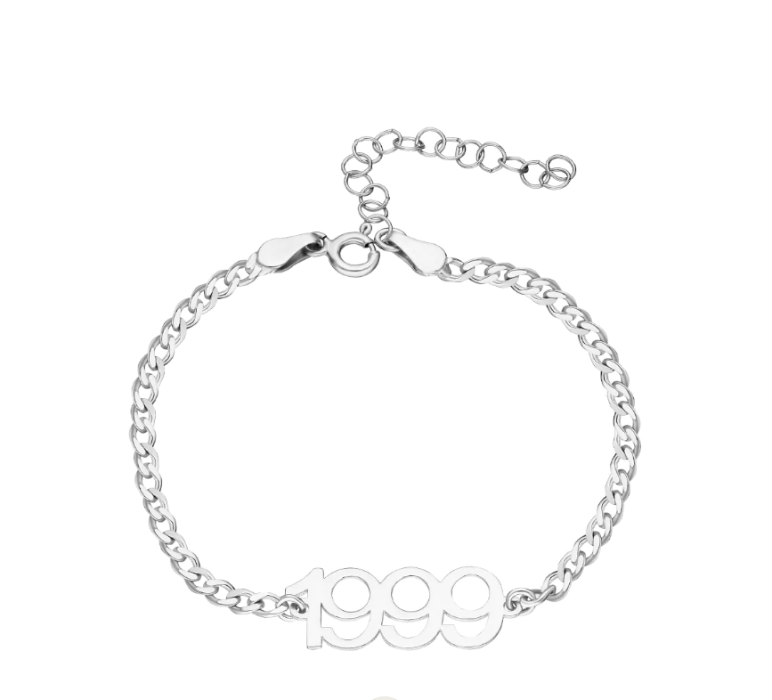 Jahres-Armkette aus 925er Silber – Ansicht 2