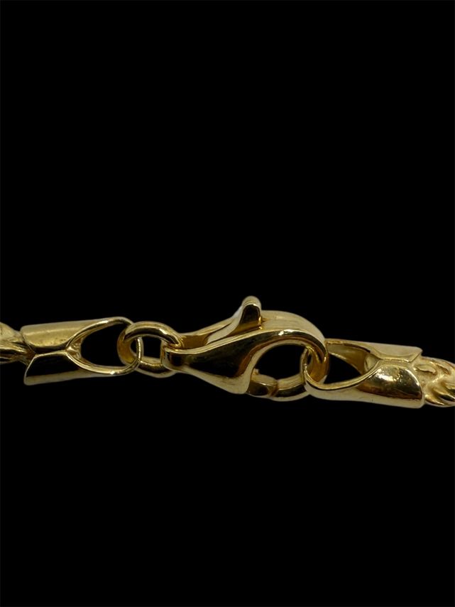 2.5mm Rope Chain Kordelkette - Silber 925 14k vergoldet