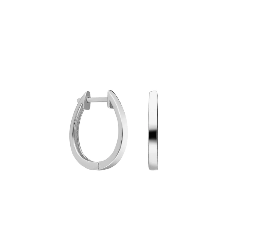 Elips Basic Ohrringe aus 925er Silber – Ansicht 2