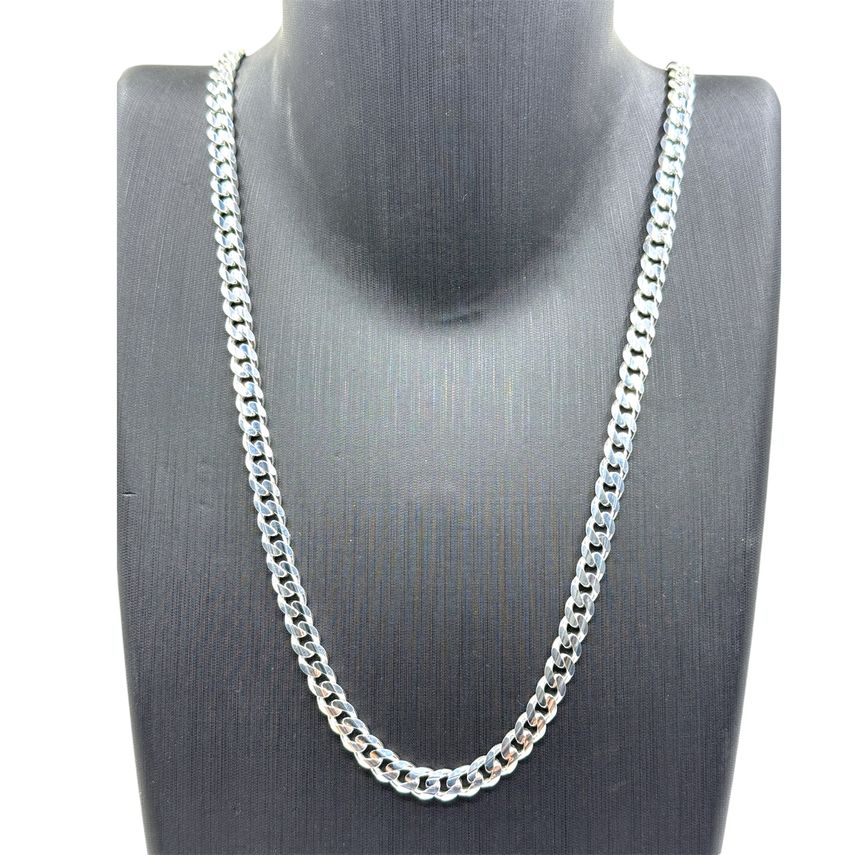 6.5mm Cuban Link Kette Panzerkette - 925 Silber Massiv