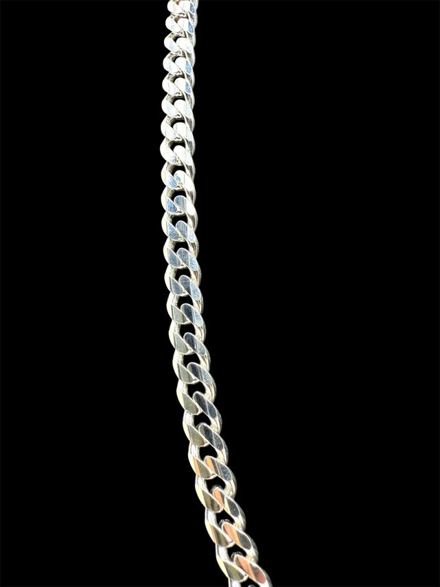 6.5mm Cuban Link Kette Panzerkette - 925 Silber Massiv