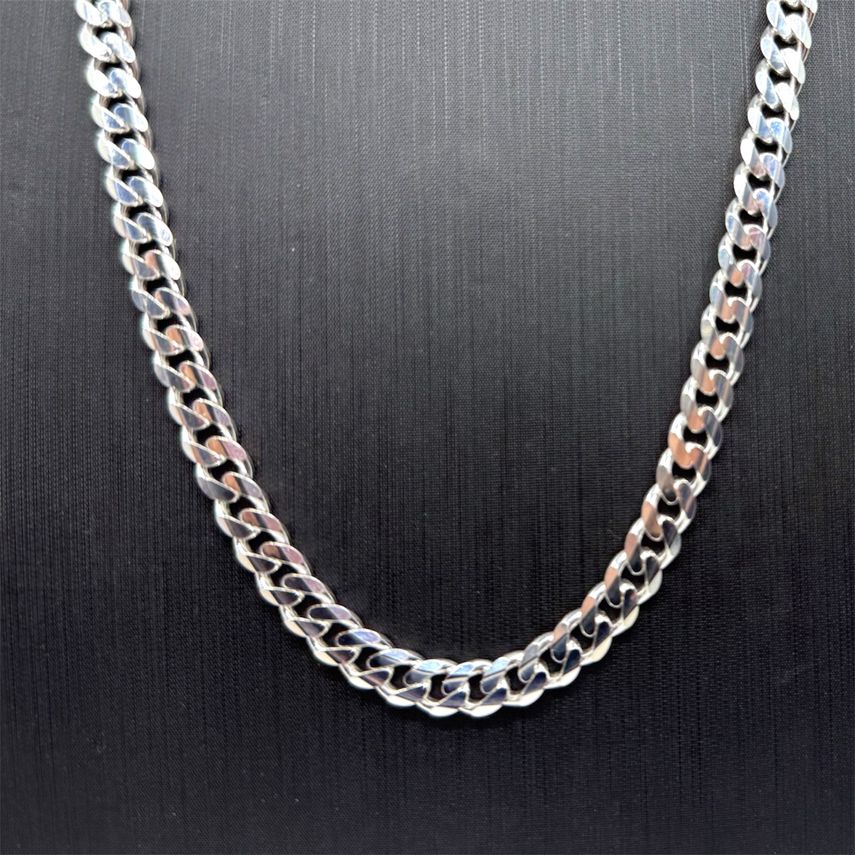 6.5mm Cuban Link Kette Panzerkette - 925 Silber Massiv