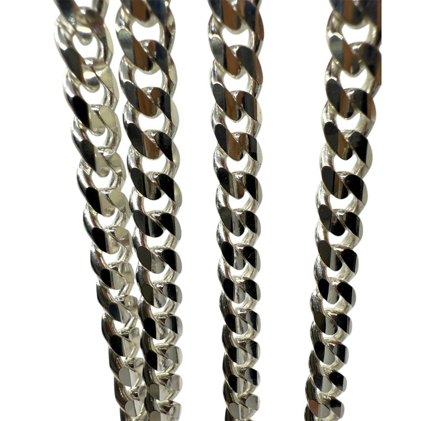 6.5mm Cuban Link Kette Panzerkette - 925 Silber Massiv