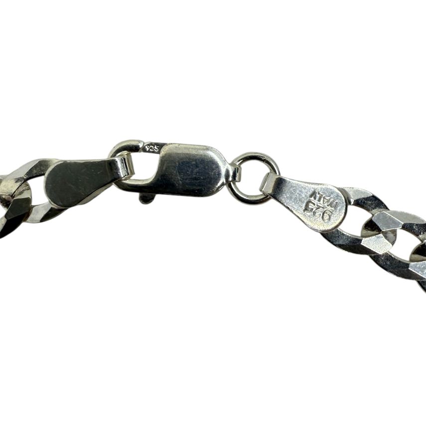 4.8mm Cuban Link Armband Panzerkette - 925 Silber