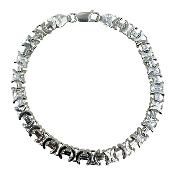 Königskette flach Armband 5,5 mm aus 925er Sterlingsilber