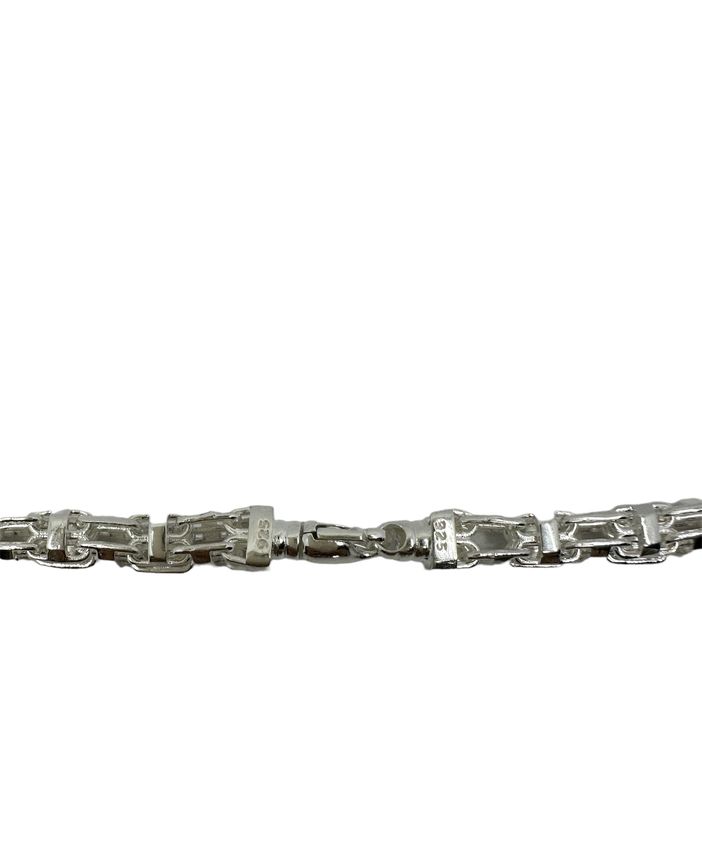 Käfigkette Block 6 mm aus 925er Silber – Ansicht 5