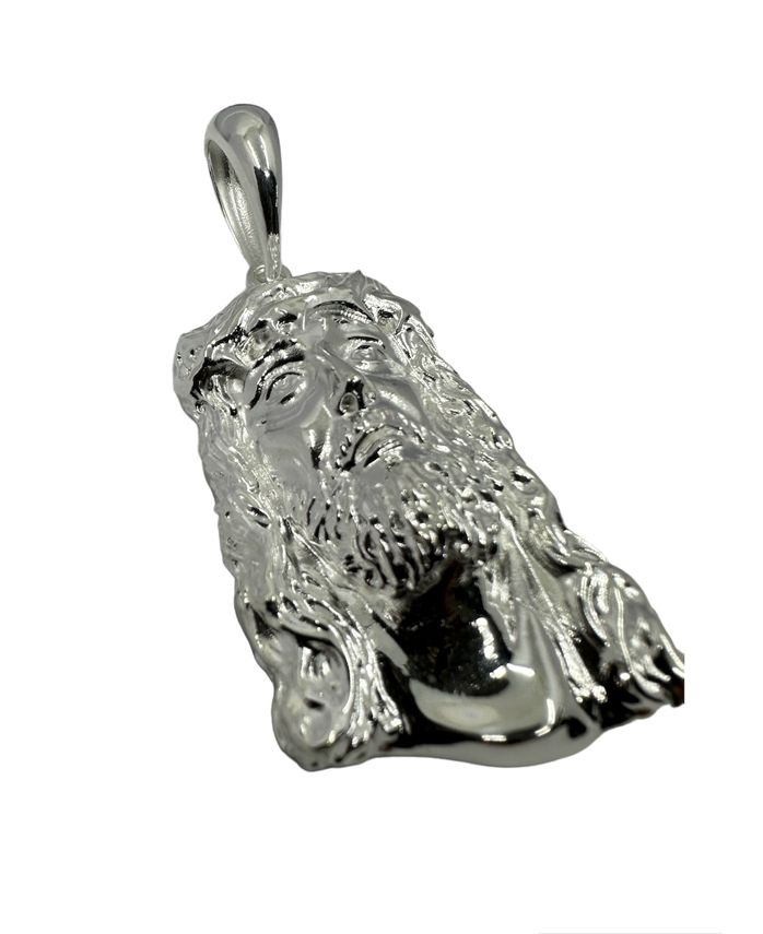 925 Sterling Silber JESUS Anhänger XXL (2)