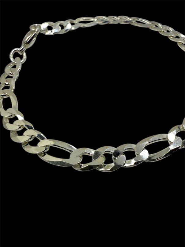 925 Silberarmband Figaroarmband Silber 6.5mm