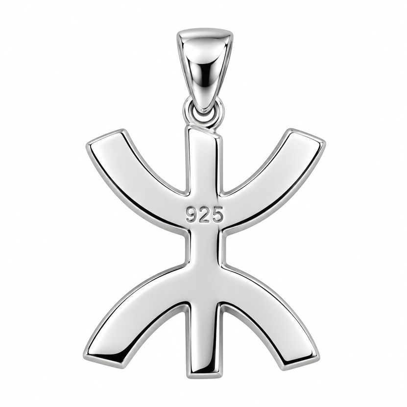 Amazigh Anhänger 925 Sterling Silber – Berber Symbol Schmuck