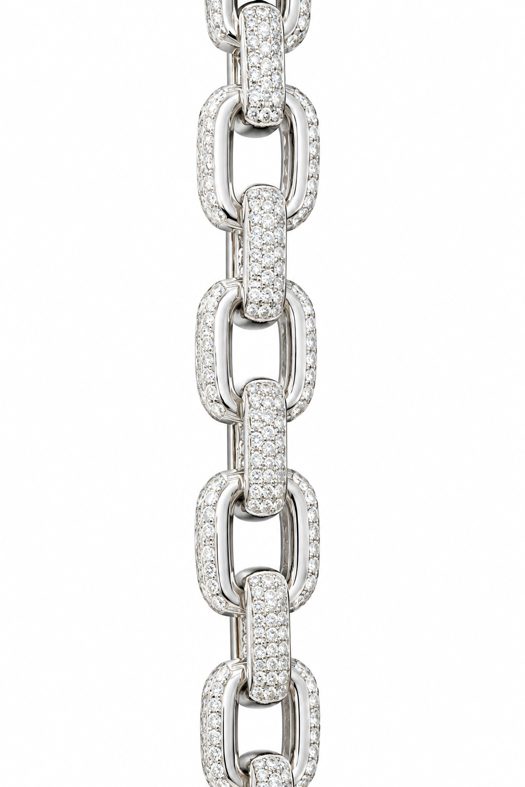 Anka Kette 925 Sterling Silber Iced Out – Zirkonia Halskette