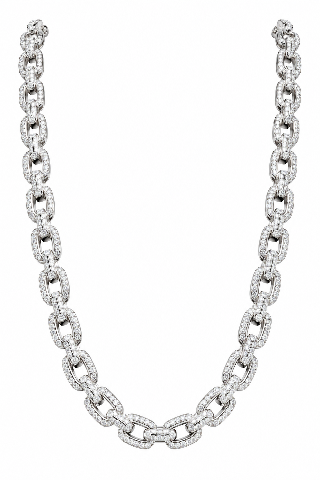 Anka Kette Iced Out aus 925&nbsp; Zirkonia Steine Sterling Silber – 8,5 mm

Die Anka Kette Iced Out ist ein massives Weis Statement-Piece aus hochwertigem 925 Sterling Silber. Das markante Anka-Design wird durch zahlreiche funkelnde Zirkonia-Steine veredelt und sorgt für einen auffälligen Iced-Out-Look.