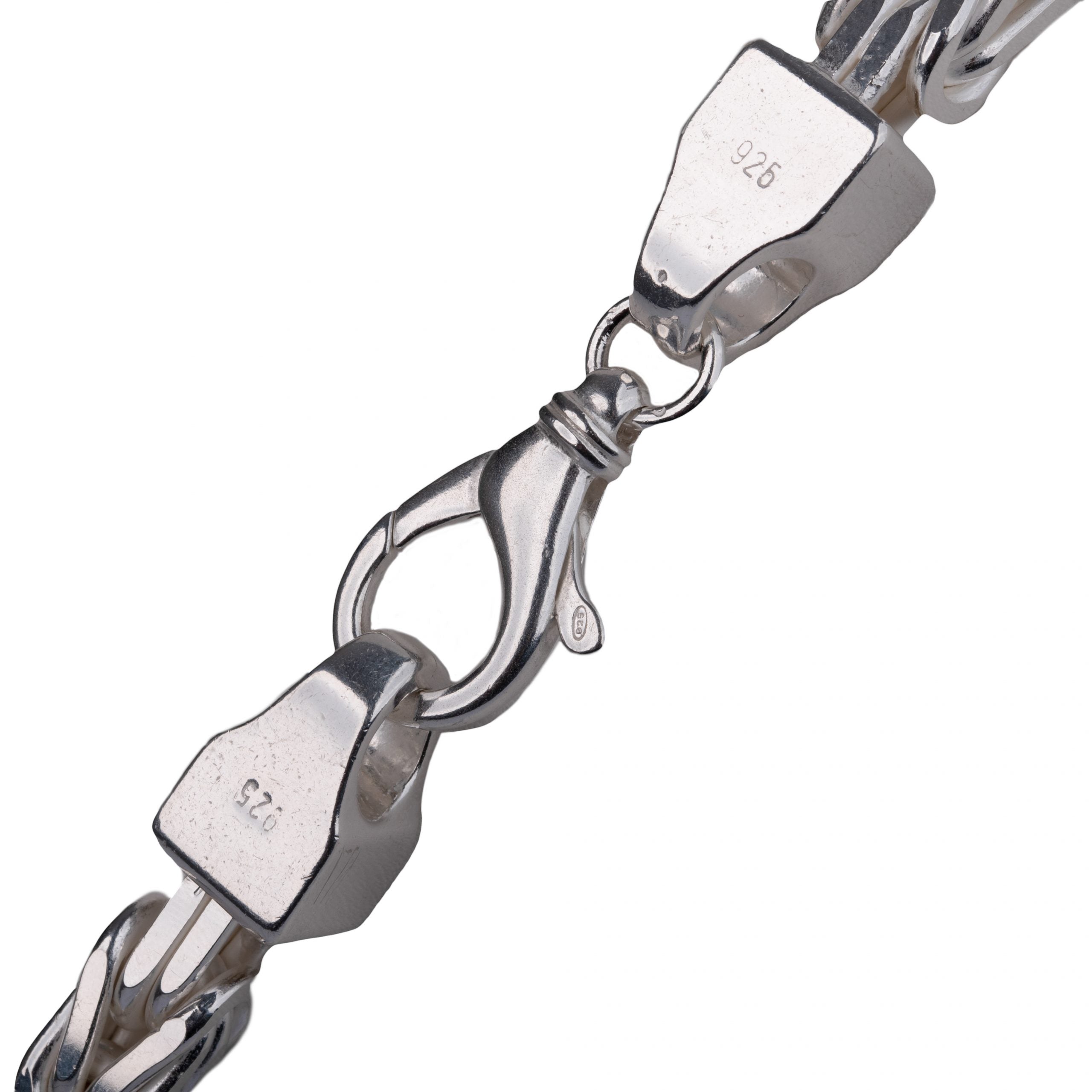 Stilvolles 925er Silber Königskette-Armband, 10 mm breit, vereint Eleganz und modernes Design. Ideal für den täglichen Glanz oder besondere Anlässe
