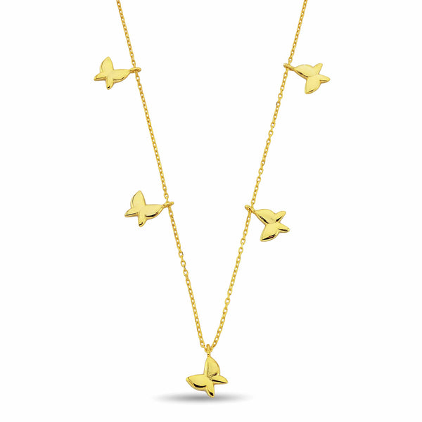 Butterfly Basic Kette aus 925er Silber