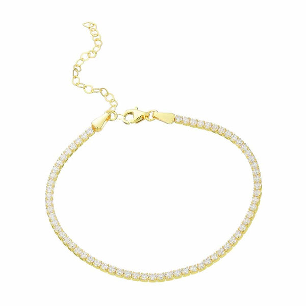 Iced-Out-Damenarmband aus 925er Silber