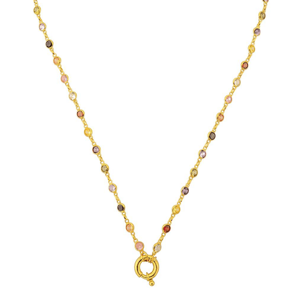 Colorful Chain aus 925er Silber