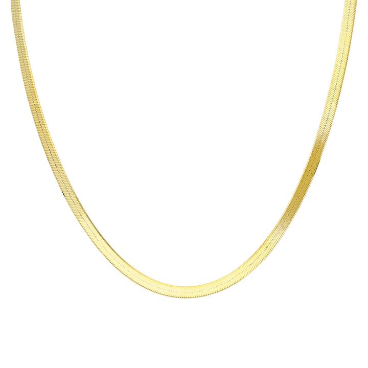 Diese luxuriöse Schlangenkette aus Silber 925 ist das perfekte Accessoire für stilbewusste Schmuckliebhaber. Gefertigt aus hochwertigem Silber 925 und veredelt mit einer edlen 18 kt Vergoldung, vereint diese Kette Eleganz und Langlebigkeit. Die feine Schlangenstruktur verleiht der Kette einen modernen und doch klassischen Look, der sich perfekt für jede Gelegenheit eignet.