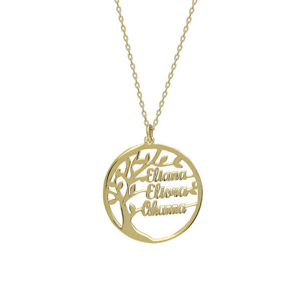 Family-Kette aus 925er Silber