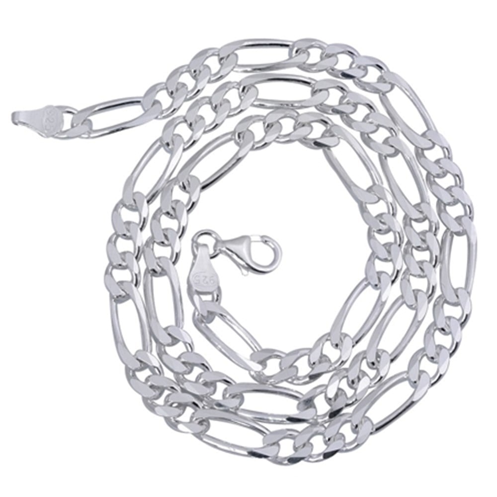 Figarokette 5,5 mm aus 925er Silber – Ansicht 2