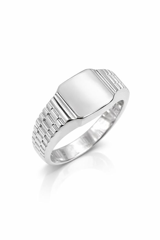Herrenring King aus massivem 925er Sterlingsilber