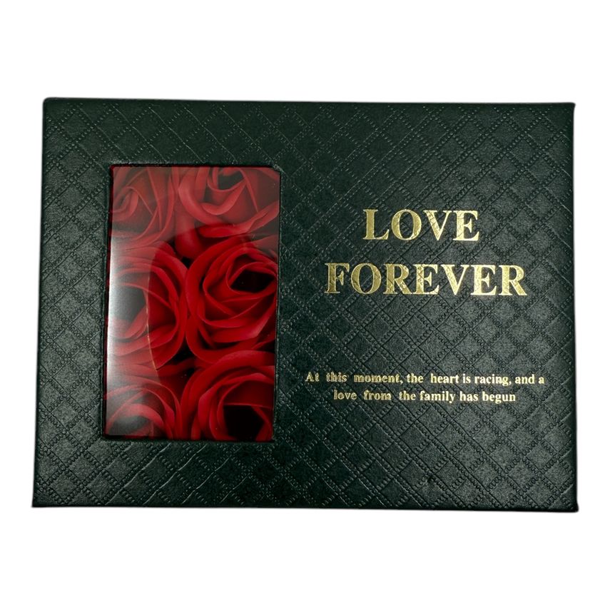 INFINITY LOVE HALSKETTE LIMITIERT - 925 SILBER Inklusive Rosenbox viereckig mit schönen Design