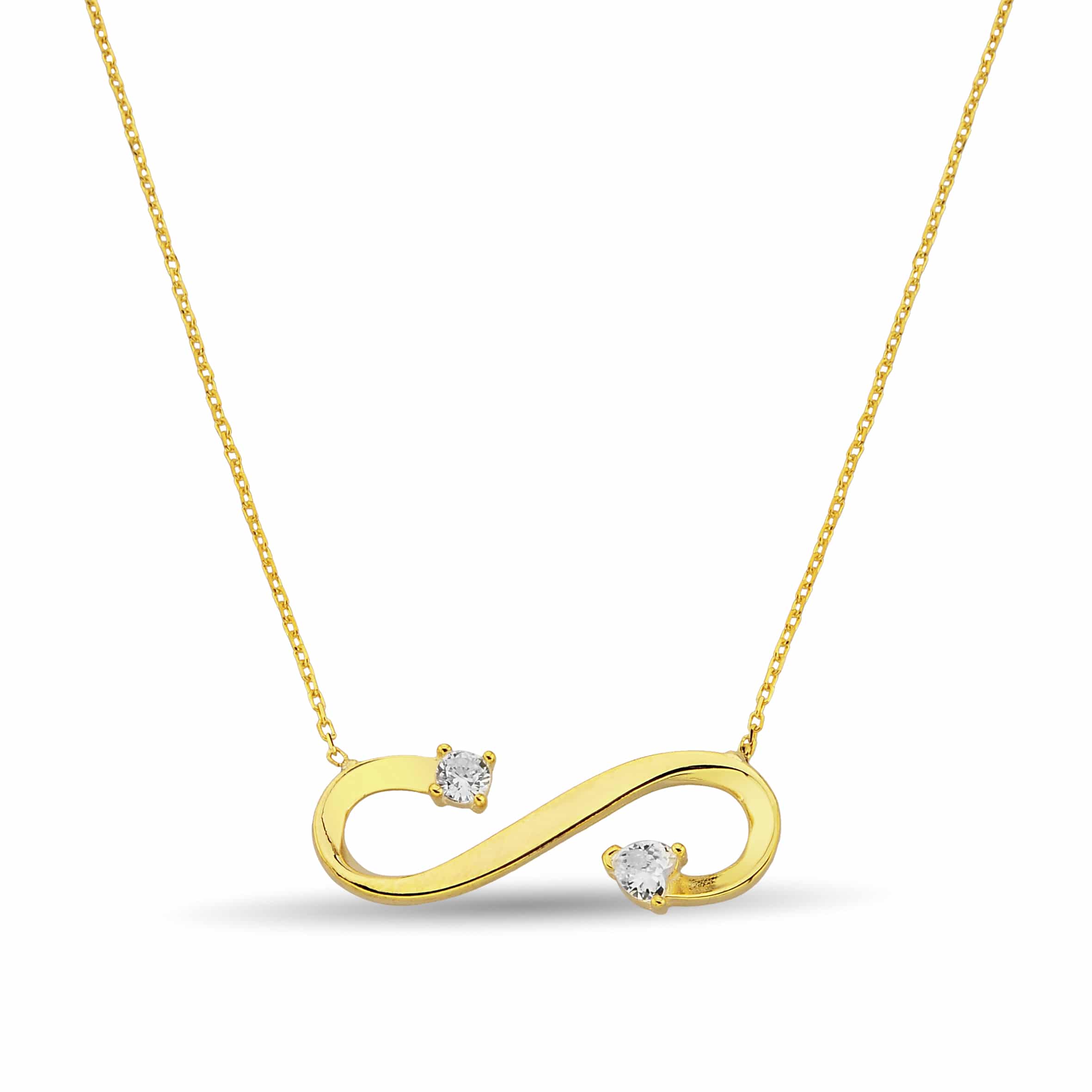 Elegante Infinity Gravurkette aus 925er Silber, ideal für personalisierte Gravuren und symbolische Geschenke.