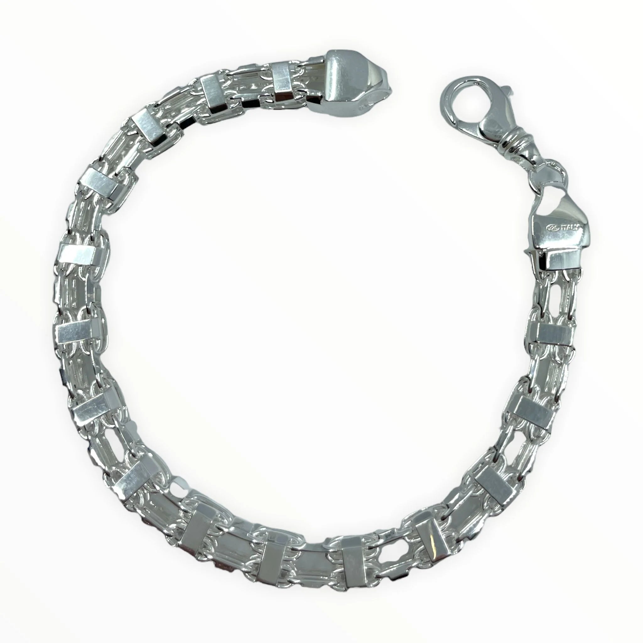 KÄFIGKETTE / MAGNUMKETTE Armband 5mm Silber 925