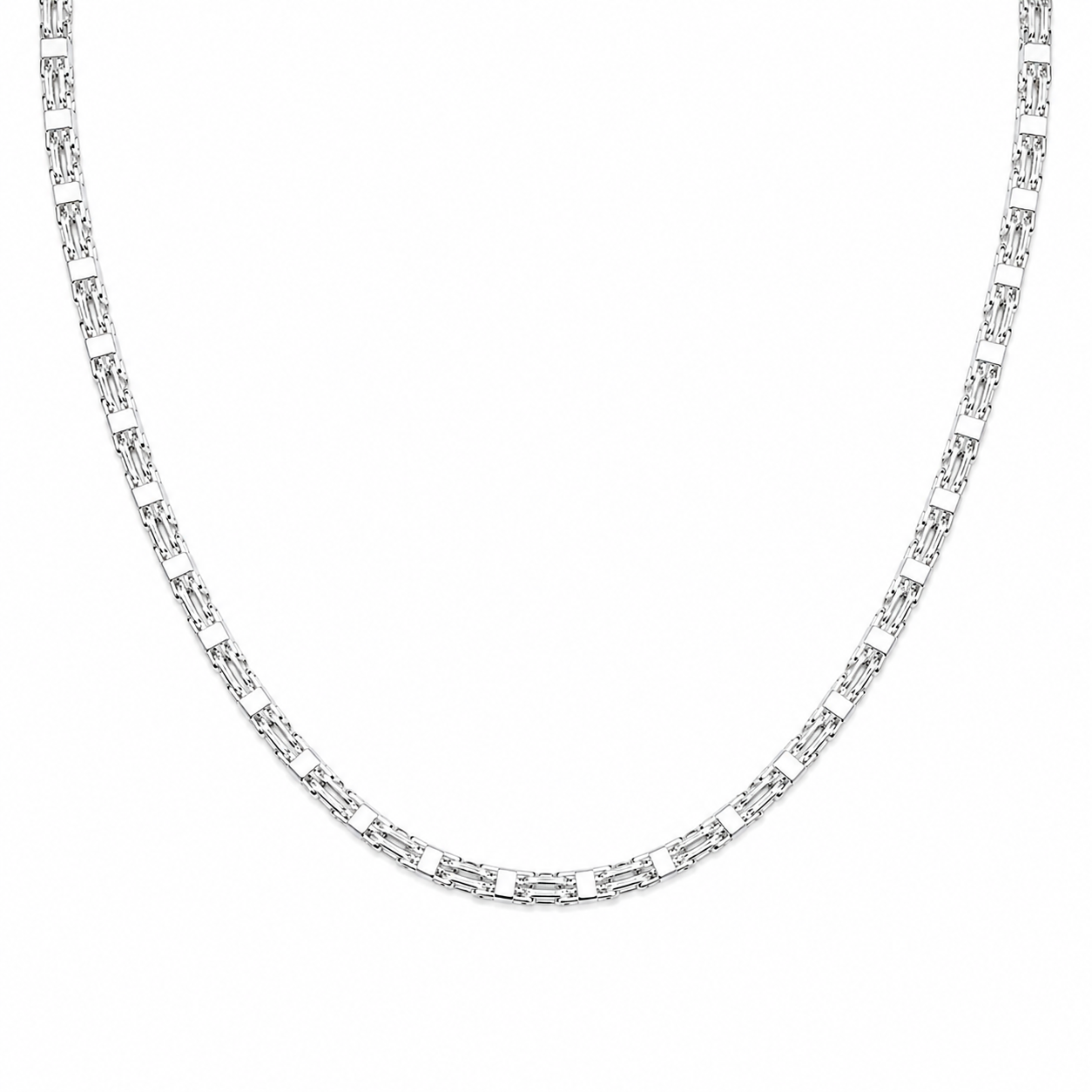 Silber KÄFIGKETTE / MAGNUMKETTE 5mm aus 925 Sterling Silber