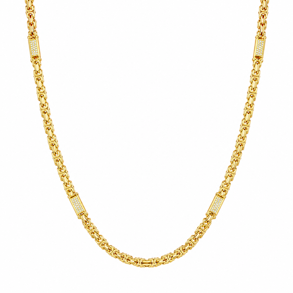 Hochwertige Iced Out Silberkette für Herren im exklusiven Style