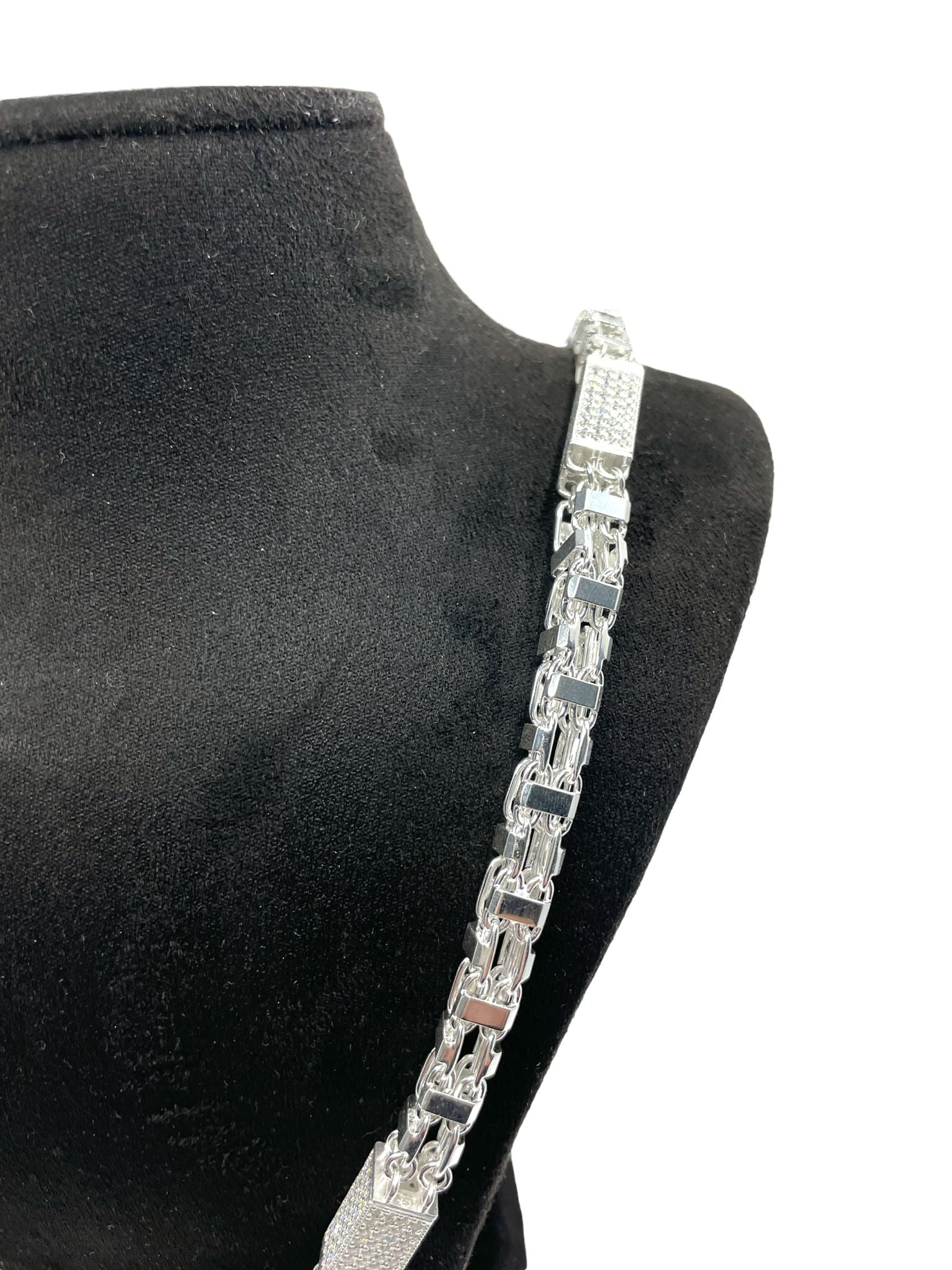 Käfigkette Iced-Out 8.5mm breit 