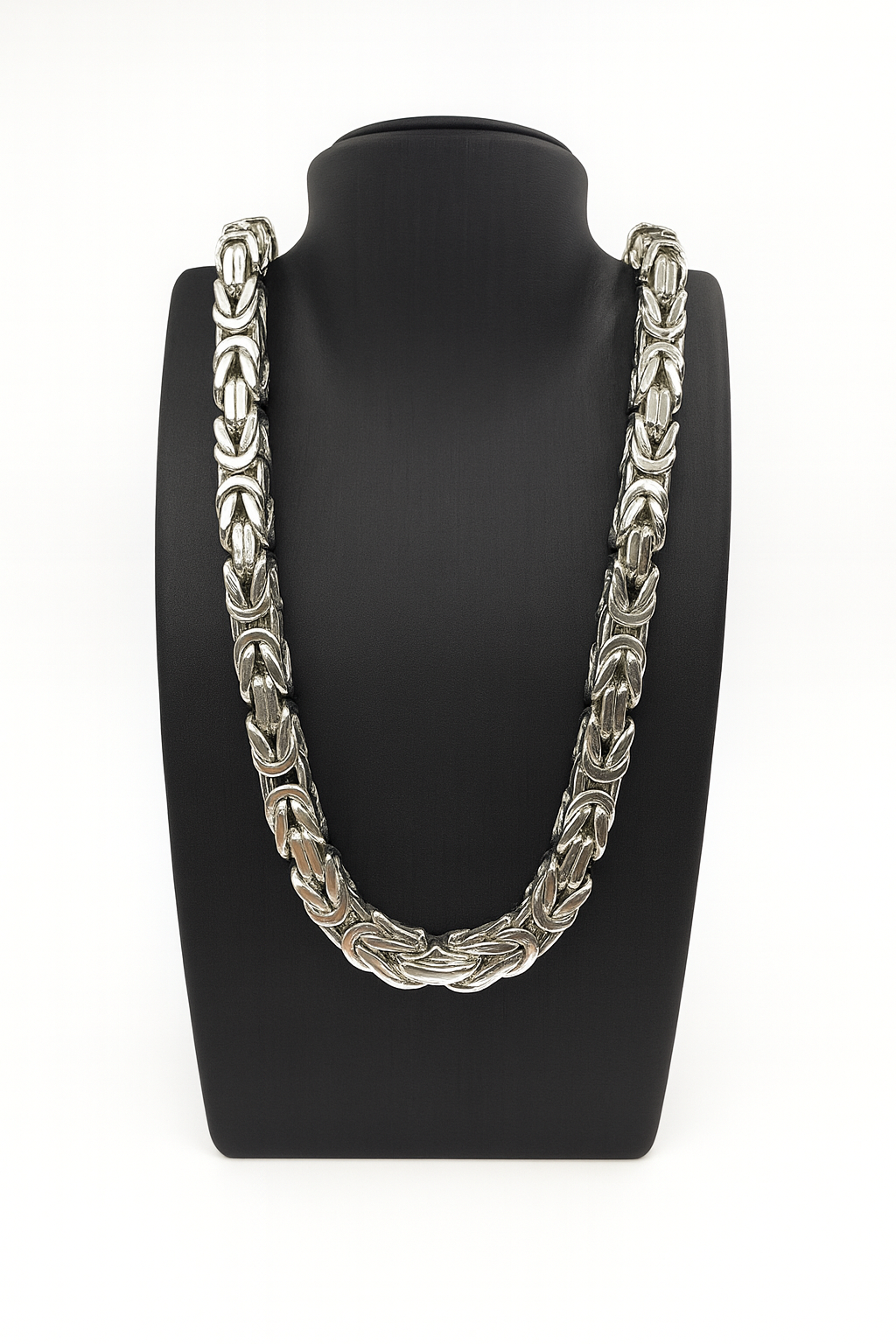 Stilvolles 925er Silber Königskette 12,5 mm 70cm breit, Eleganz vereint und modernes Design. Ideal für den täglichen Glanz 